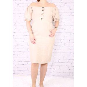 NWT SFW off the shoulder knee length dress c1